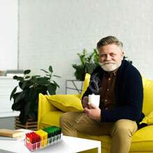 1 个 8 格亚克力茶包收纳盒，速溶咖啡和奶茶包收纳盒（不含茶包），化妆品展示架抽屉收纳盒返校