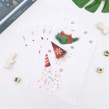 1 bộ Ông già Noen Giáng sinh Giấy dán cửa sổ , Giáng sinh vui vẻ Nhà  Đồ trang trí , Năm mới 2023 Hình dán , Giáng Sinh
 Trang trí - JC-A34 - Xem 8