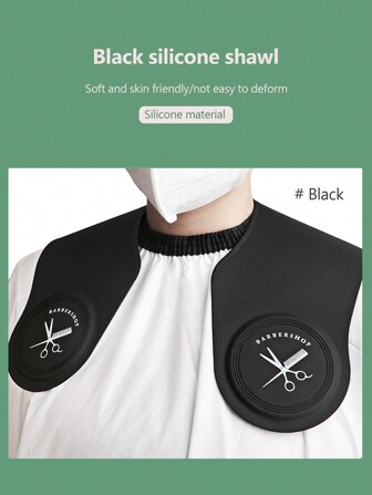 1pc Hair Cutting Shoulder Pad, Hair Dyeing & Styling Silicone Cape, Anti-Slip & Anti-Breaking Hair Salon Neck Cushion, Hair Styling Products, Hair Tools, Hair Products And Accessories For Barber Salon Beauty Back To School, Travel Holiday Essentials, Slick Back Brush, Hair Dryer, Hair, Barber, Edge Brush, Styling Brush, Hair Dryer, Hair Spray, Curly Hair Products, Hair Cutting Scissors, Christmas, Barbershop, Hairdressing, Hair Dryer, Curly Hair Brush, Hairdressing Equipment, Hairstyle, Hairdressing, Barbershop, Hairdressing Equipment