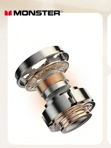 Monster XKT12 游戏耳机 无线耳机 TWS HIFI 声音 运动耳塞 降噪 300mAh - 金色 - 查看 3