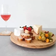 Bandeja Bambu Giratória