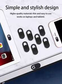 10 Pièces Couverture De Caméra Pour Ordinateur Portable Et Tablette, Couverture De Confidentialité De Webcam