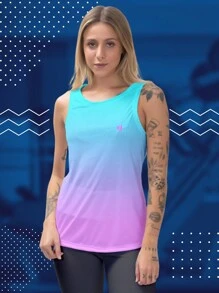 Women Sports Tees & Tanks - Màu xanh lam - Xem 1