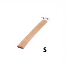 透氣纖維矽膠趾/手指保護套,用於護理腳趾(s/l可選) - 藕粉色 - 查看 8