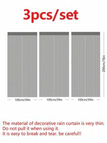 3 tấm rèm tua rua kim loại màu xanh lam dùng cho Studio chụp ảnh, sinh nhật, đám cưới, đính hôn, tiệc cô dâu, đêm dành cho con gái, lễ hội, lễ kỷ niệm, trang trí tiệc, Giáng sinh - Màu xanh lam - Xem 6