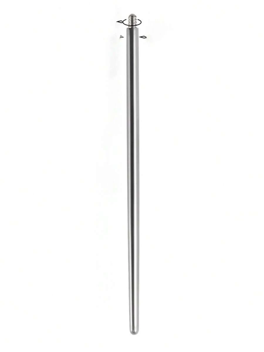 5pcs Stainless Steel Piercing Needles For Ear/navel/lip/eyebrow/straight Piercing - Silver - View 1