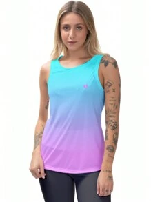 Women Sports Tees & Tanks - Màu xanh lam - Xem 2