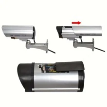1pc Virtual Security Camera, Fake Cctv Surveillance System, With Realistic Red Flashing Light - Multicolor - View 7