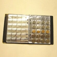 1 Bộ Bộ sưu tập tiền xu Tập ảnh Sổ lưu trữ ( 480 Túi ) Đối với Của Để kỷ niệm Đồng xu - màu đen - Xem 4