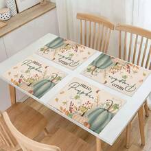 Thảm & Tấm lót - Bí ngô xanh-4 chiếc - Xem 3