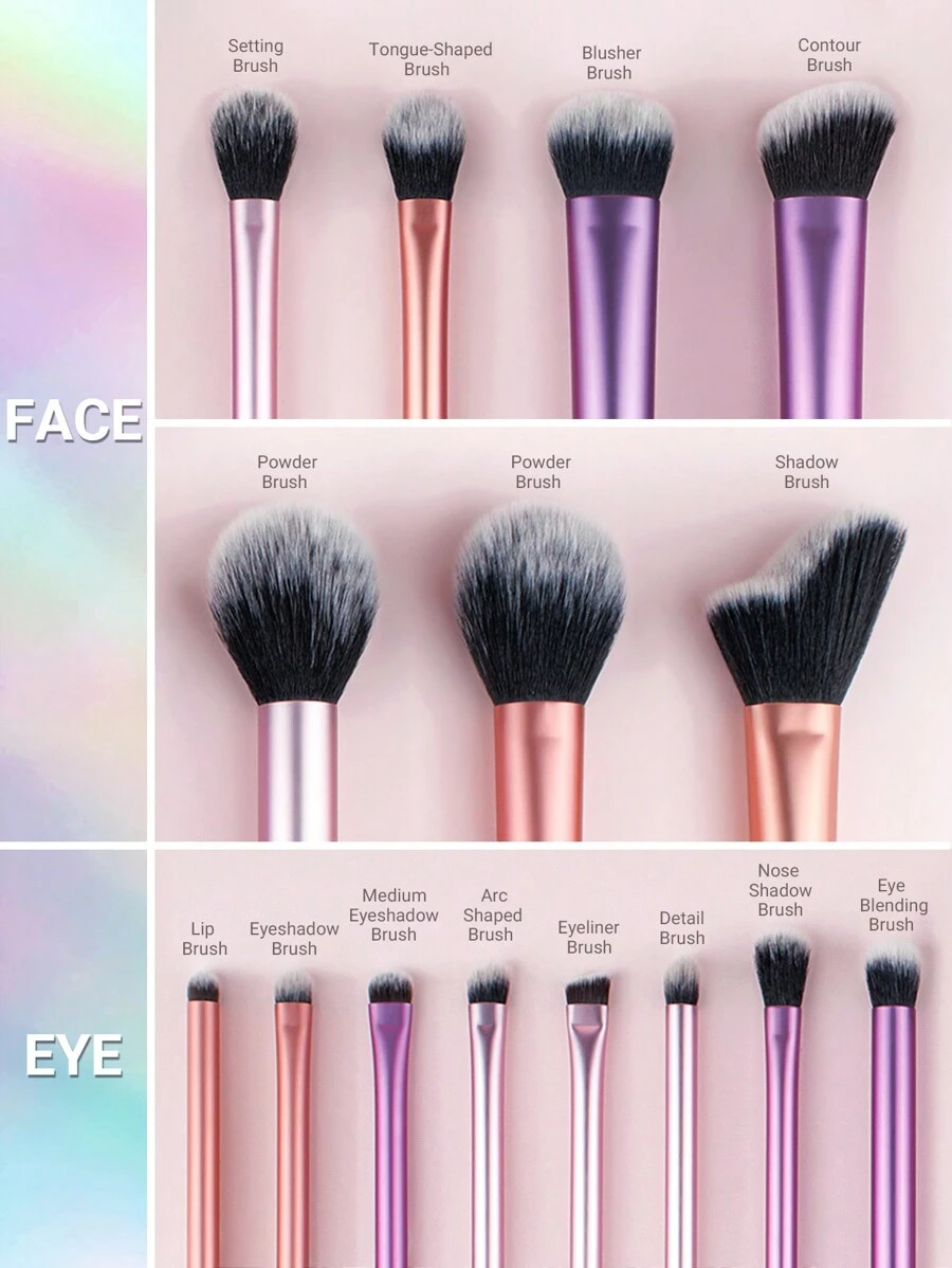 15件套专业化妆刷套装，包含散粉刷、腮红刷、修容刷、眼影刷、高光刷，打造完美妆容的化妆工具，化妆刷套装，化妆刷套装，化妆刷套装，全套化妆刷，化妆刷套装，全套化妆工具，化妆刷套装，化妆刷套装，化妆礼盒套装