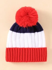 Chặn màu Giường đơn Trái bóng Mũ len Đối với Trẻ em , Thích hợp Đối với Mặc hàng ngày - Nhiều màu - Xem 3