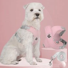 One New Style Pet Leash Vest-Type Dog Chest Harness With Reflective Dog Leash, Suitable For All Seasons Pet Supplies