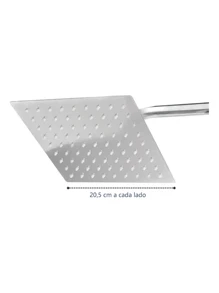 Square Rain Type Stainless Steel Watering Can 200mm - Silver - View 6