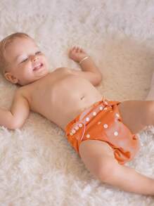 6 Pieces Ecological Diapers Package For Reusable Baby Soft And Comfortable Adjustable - Multicolor - View 2