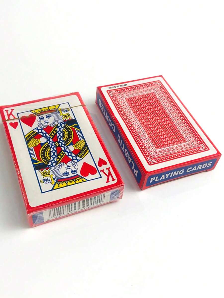 1 Deck Creative Red Paper Playing Cards, Suitable For Party, Game, Festival - 1 deck of cards - View 1