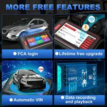 KINGBOLEN KINGBOLEN S6 Full-System OBD2 Diagnostic Scanner, Bi-Directional Scan Tool For FCA, Air/Fuel Ratio Adjustment, Tire Pressure Reset