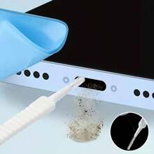 手機口清潔刷,適用於充電口、揚聲器、聲音刷、多功能工具、縫隙除塵刷 - 白色 - 查看 1