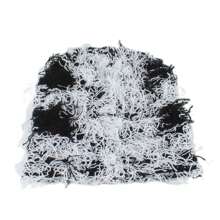 Harajuku Fashion Street Hip Hop Cap Autumn Winter Knitted Hat For Men Women Beanie Fall Outfit - Black and White - View 3