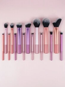 15件套专业化妆刷套装，包含散粉刷、腮红刷、修容刷、眼影刷、高光刷，打造完美妆容的化妆工具，化妆刷套装，化妆刷套装，化妆刷套装，全套化妆刷，化妆刷套装，全套化妆工具，化妆刷套装，化妆刷套装，化妆礼盒套装