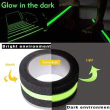 Glow In The Dark Anti-slip Tape For Floor, Stairs, Bathtub, With Self-adhesive Mat And Frosted Surface - green night light - View 3