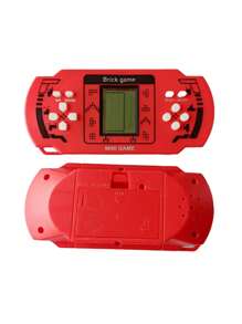Large Screen Russian Block Game Console Children Intellectual Puzzle Toy - Red - View 5