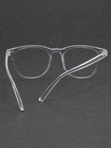 1 副男士商务无度数眼镜，厚黑框，飞行员设计，可配度数镜片。是情侣、商务学生和教师节的理想礼物。 - 無色 - 查看 5