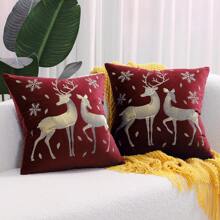 Sarung Bantal - Burgundy - View 4
