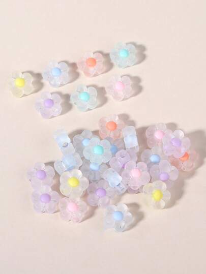 100入組蝴蝶設計DIY珠子