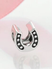 1 Miếng Đúng mốt Khối Zirconia  Vật rủ xuống Hạt Với Hình chữ U Móng ngựa , Ngôi sao , Hoa & Hoa văn chữ thập In S925 Màu bạc , DIY Đồ treo Đối với Mặc hàng ngày , Tuyệt vời Quà sinh nhật Đối với Mẹ , Bạn gái - Bạc - Xem 5