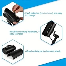 1pc Virtual Security Camera, Fake Cctv Surveillance System, With Realistic Red Flashing Light - Multicolor - View 5