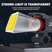 Heyword 1pc Waterproof LED Yellow & White Outdoor Spotlight