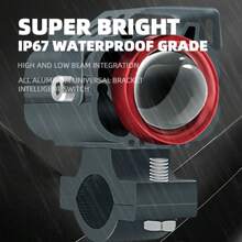 Heyword 1pc Waterproof LED Yellow & White Outdoor Spotlight