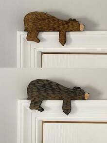 Door Top Decoration Door Frame Decor - brown - View 3