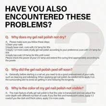 6入組8毫升指甲凝膠,指甲uv凝膠護甲套裝,可浸泡半永久性uv凝膠清漆,適用於美甲及自行美甲 - 彩色 - 查看 4
