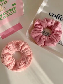 7/1 件装 女士兔毛发圈 加厚纯色弹力发圈 发绳 发饰 日常佩戴 马尾辫、丸子头、搭配妆容 秋冬粉色配饰 发圈 发绳 休闲妆容 居家健身 女士配饰 头饰 - 彩色 - 查看 7