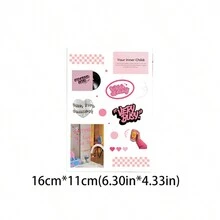 8入組玩具拼圖貼紙,智力益智、豪華奢侈、適用於學生、戶外、派對和diy黏貼,適合剪貼藝術和手工藝品