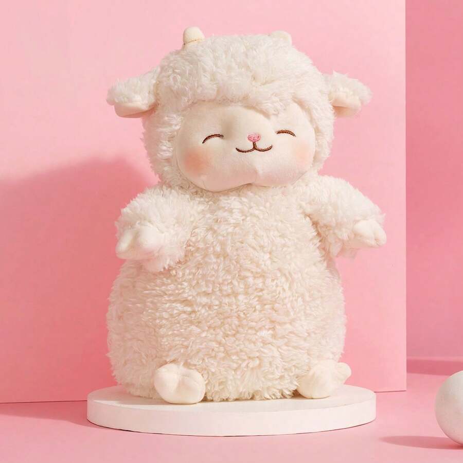 Miniso Sheepie Standing Plush Toy (Warm White) - White - View 1
