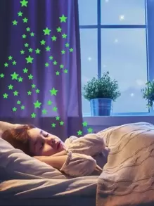 421Pcs Glow In The Dark Wall Stickers Luminous Glow In The Dark Stars Moon For Ceiling Noctilucent Wall Stickers Murals Decals For Home Art, Stickers, Wall Decal, Vinyl Decal For Home Decorations, Spring Decoration Items Refresh Your Home, Rama Decoration Stickers Gifts Birthday Graduation