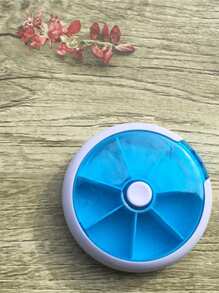 這款攜帶方便、防水、防潮的螺旋可攜式藥盒可讓您整理——適用於家居或旅行!藥盒、藥盒、組織器、7個隔層、適用於旅行、家庭、戶外、攜帶便捷、防水、防潮、適合學生、男性、女性、大學生、旅行配件、宿舍必備品、藥盒、組織器、容器、急救包、醫療包,適用於旅行、家居、野營、戶外徒步、狩獵等 - 藍白色 - 查看 4