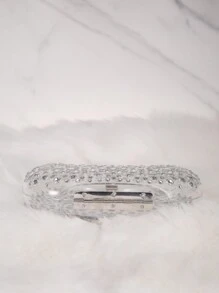 亞克力晚上手拿包帶水鑽點綴,女士派對包,奢華設計師手袋和錢包2023新款,透明人造水鑽裝飾包