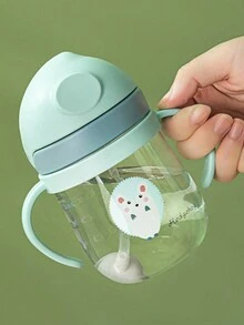 1 Pieza Copa Antiahogo Con Asa De 250ml - Azul Cadete - Ver 4