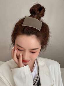 10pcs Women's Bangs & Fringe Hair Sticker With Hook And Loop Headwear, Suitable For Hair Styling - Multicolor - View 6