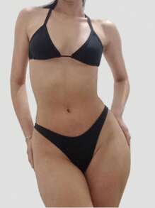 Women Bikini Sets - 黑色 - 查看 1