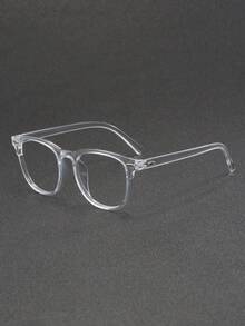 1 副男士商务无度数眼镜，厚黑框，飞行员设计，可配度数镜片。是情侣、商务学生和教师节的理想礼物。 - 無色 - 查看 2