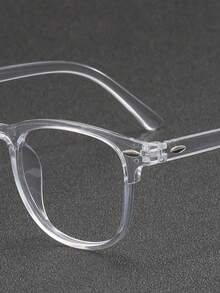 1 副男士商务无度数眼镜，厚黑框，飞行员设计，可配度数镜片。是情侣、商务学生和教师节的理想礼物。 - 無色 - 查看 4