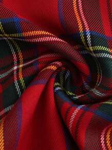 Christmas Pajamas Set For Festive Season - Red - View 8