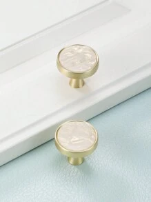 2入組/套簡約風格鋅合金櫥櫃抽屜門握把旋钮,家具五金配件 - 彩色 - 查看 2