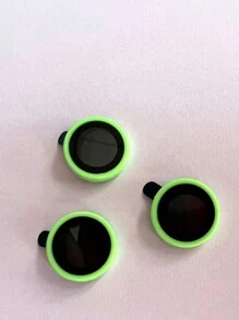 熒光燈黃色的陶瓷膜鏡片保護膜 - 芥末黃 - 查看 2