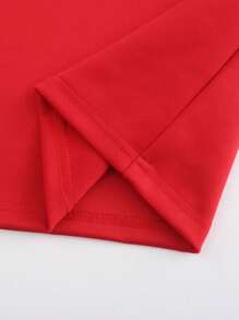 Christmas Pajamas Set For Festive Season - Red - View 4